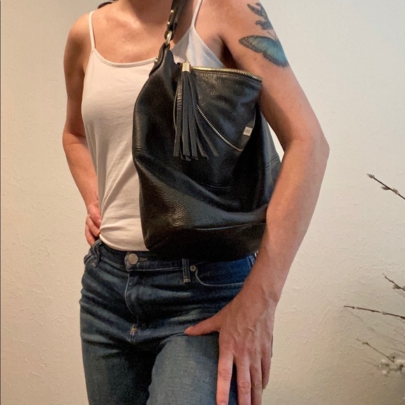 Onna Ehrlich black leather handbag - Picture 16 of 16